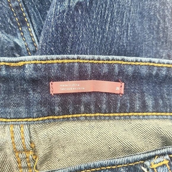 Pilcro and the Letterpress by Anthropologie Womens High Rise Slim Jeans Sz 26 - Picture 6 of 9